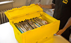 Sichere Transportbox für Akten Sichere Transportbox für Akten