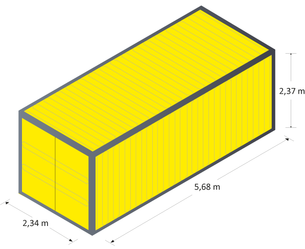 Lagercontainer für Self Storage