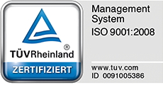 Logo TÜV-Zertifikat Logo TÜV-Zertifikat
